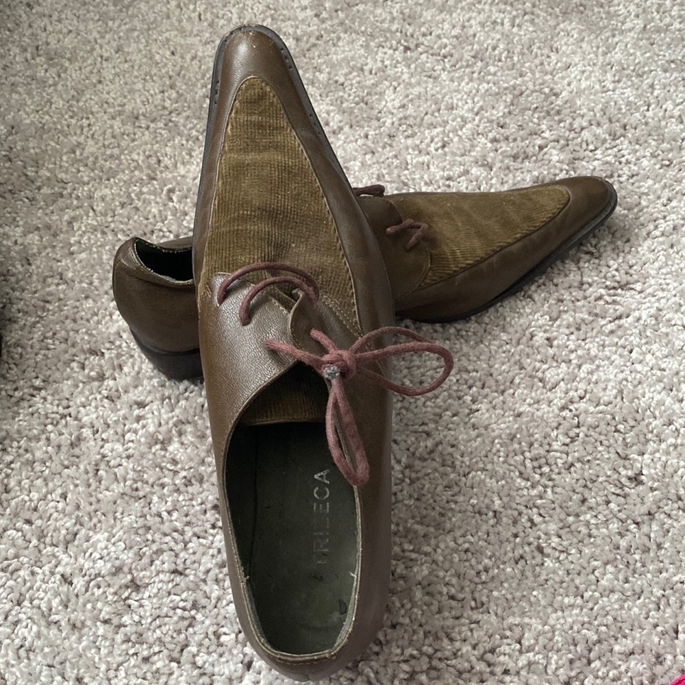 Women leather & cloth shoes